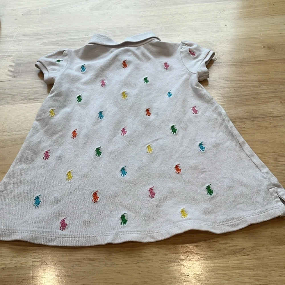 Polo Ralph Lauren White 98% Cotton Baby & Toddler 12 Months